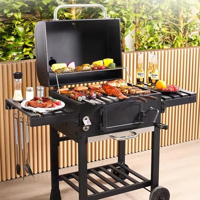 Ultimate Monster Charcoal BBQ Grill with Double Handles