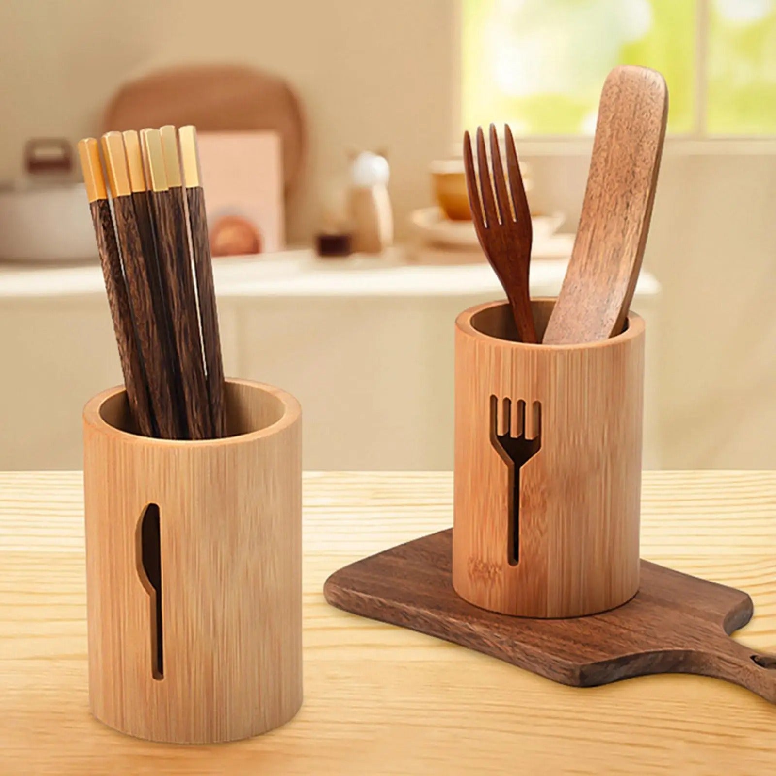 Luxury Elephant-Shaped Kitchen Spoon Holder & Cutlery Organizer
