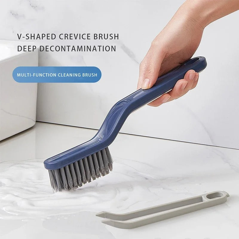 Ultra-Scrub Multifunction Bathroom Cleaning Brush | Pro-Grip Scrubber