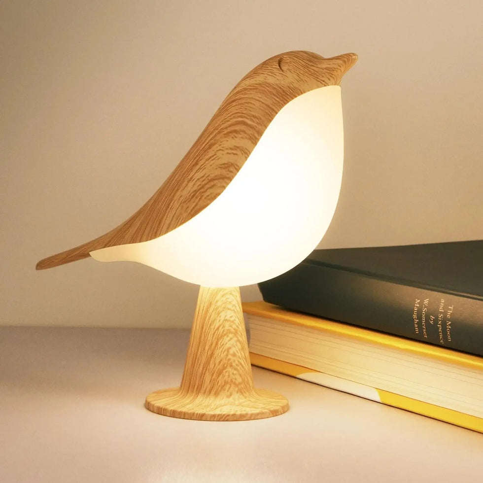 Touch LED Bird Lamp – Premium Rechargeable Scandinavian Accent Light with Stepless Dimming