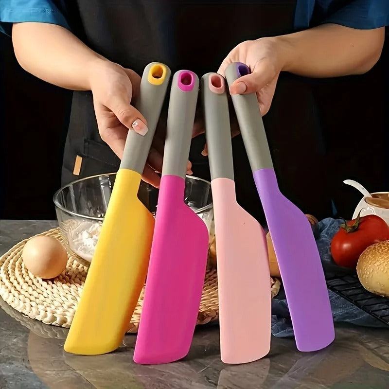 Premium Silicone Cake Spatula & Heat-Resistant & Non-Stick Baking Tool