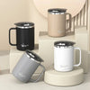 Wavy Ribbed Coffee Mug – Textured Minimalist Tea Cup (Random Color)
