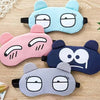 Cute Animal Sleep Mask with Removable Cooling Ice Bag (Random Design)