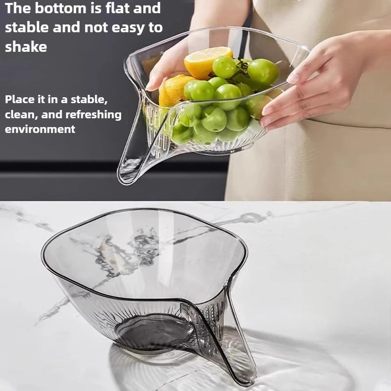 Swift-Drain All-in-One Fruit & Vegetable Washing Basket