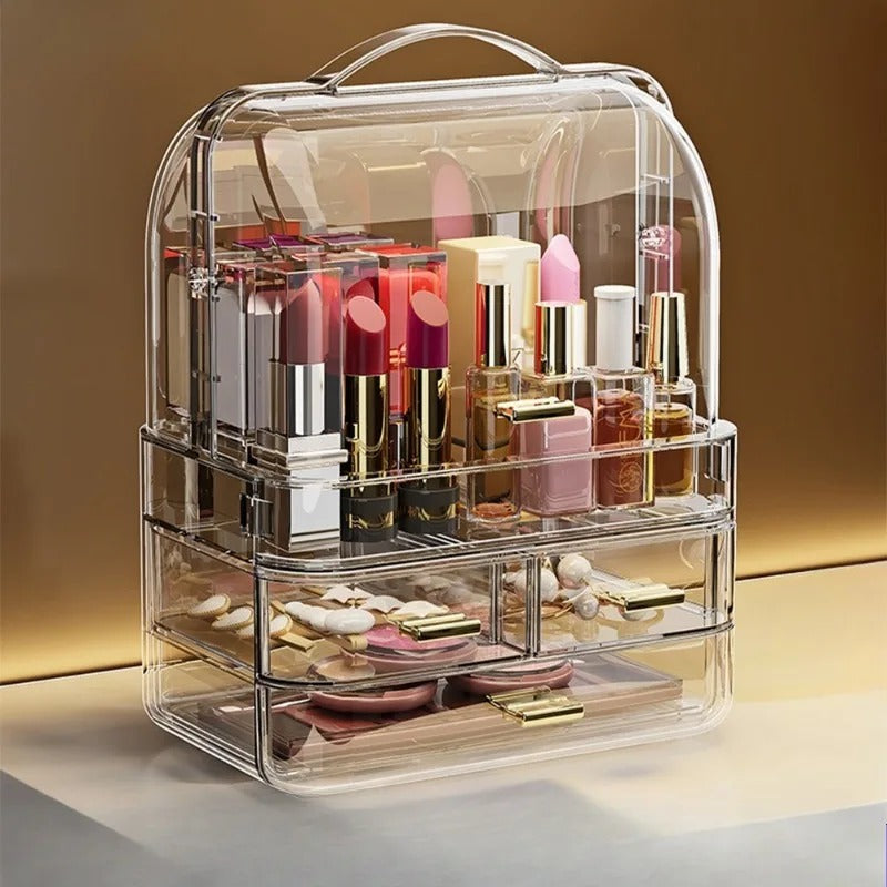Acrylic Organizer with Reinforced Shelving and Precision Storage Dividers