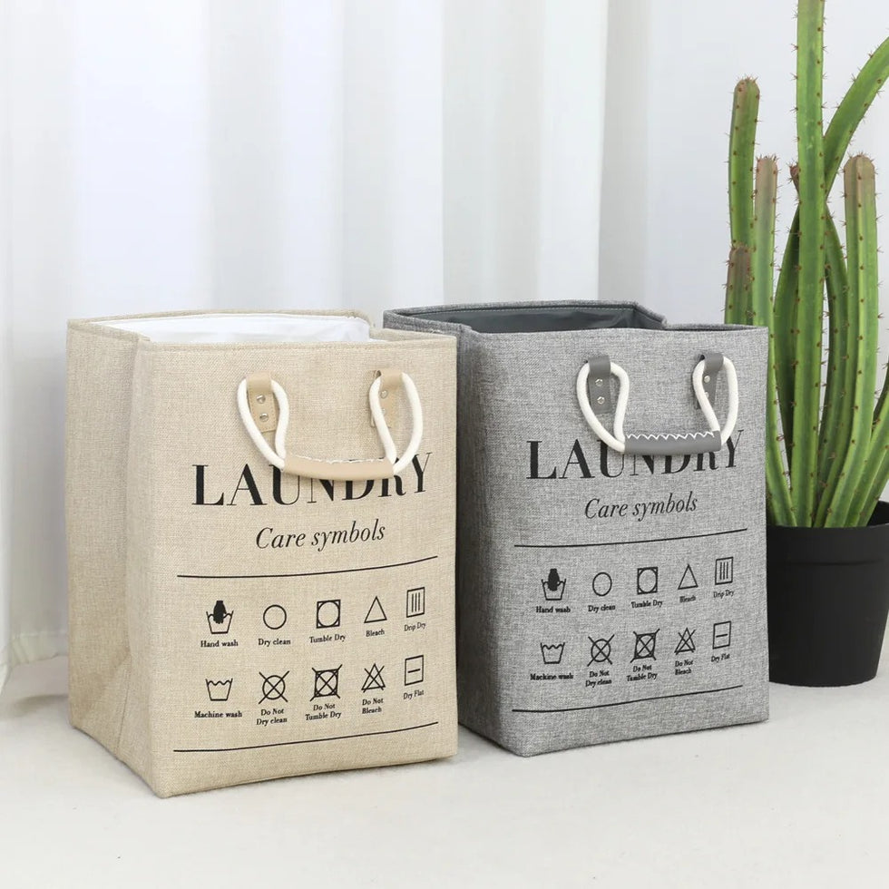 Premium Waterproof Fabric Laundry Basket hamper
