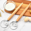 Dough Whisk – Stainless Steel Dutch Dough Mixer with Wooden Handle
