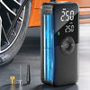 Smart Portable Rechargeable Air Compressor – 2000mAh Mini Digital Inflator & Power Bank Emergency Kit