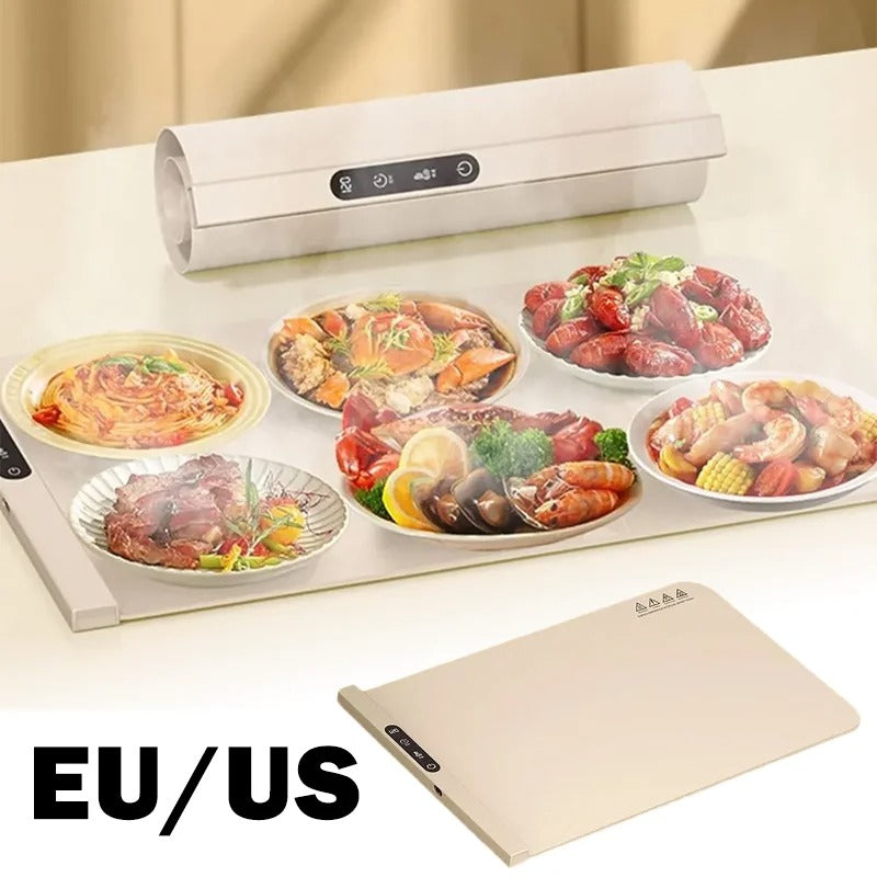Electric Food Warmer Plate – Fast Heating Foldable Warming Mat KT