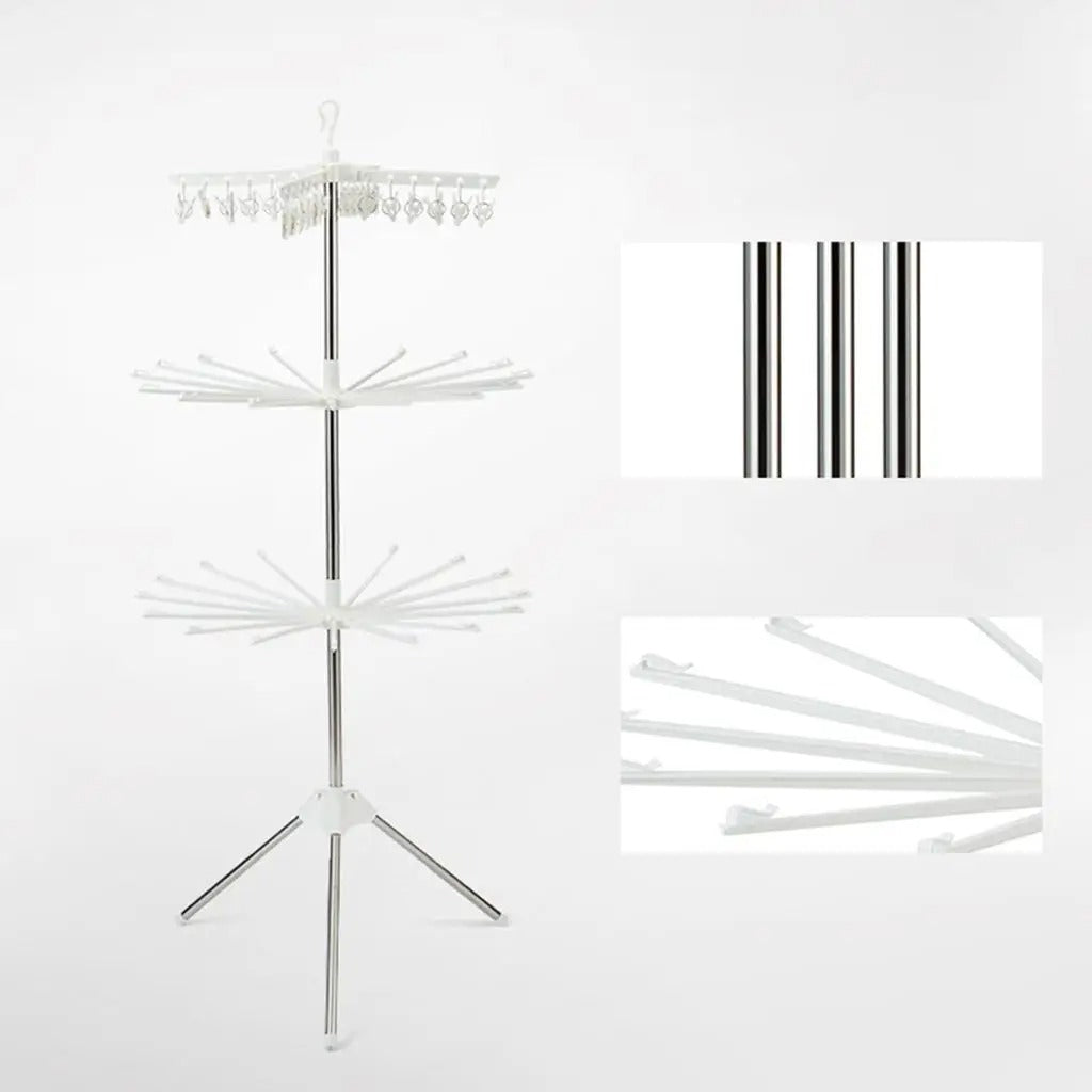 Heavy-Duty Laundry Drying Rack – Portable & Folding