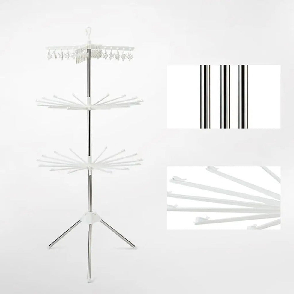 Heavy-Duty Laundry Drying Rack – Portable & Folding
