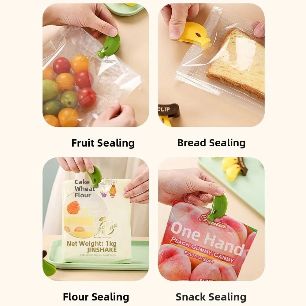 Banana Magnetic Sealing Clips – Cute Kitchen Storage Hack (Random Colours)