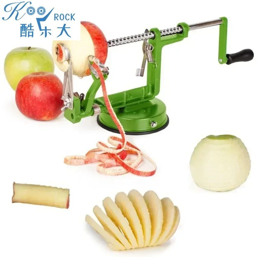 Professional Stainless Steel Spiral Potato Slicer – Manual Twisted Chip & Peeler Machine