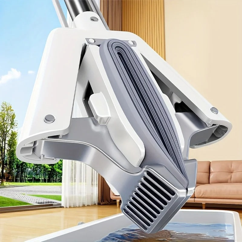 Wonder Sponge Mop – Hand-Free Squeeze & High-Absorbency AJF