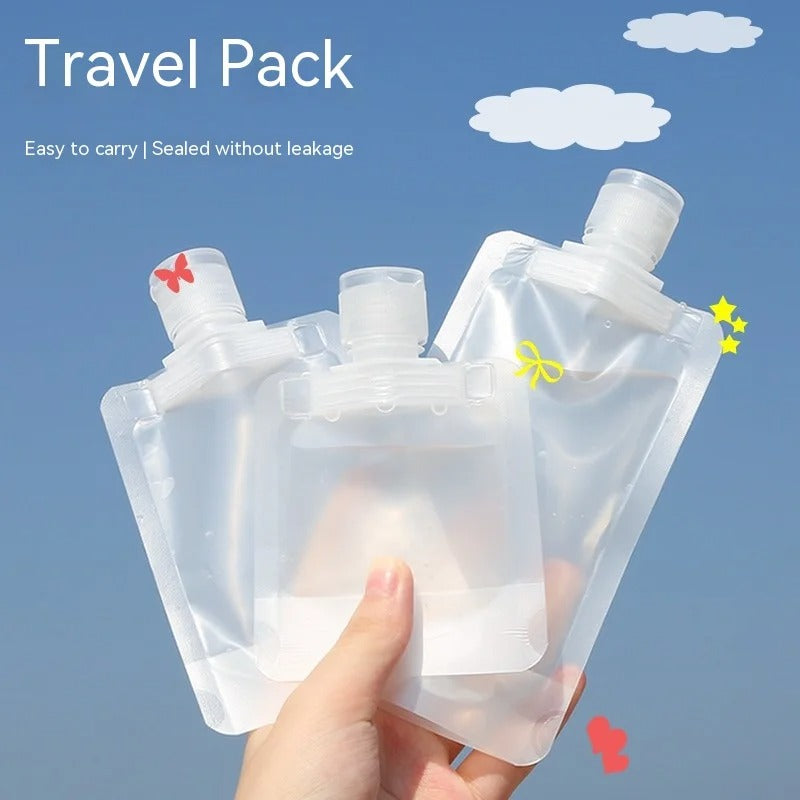 50ml Portable Travel Refillable Cosmetic Packaging Bags