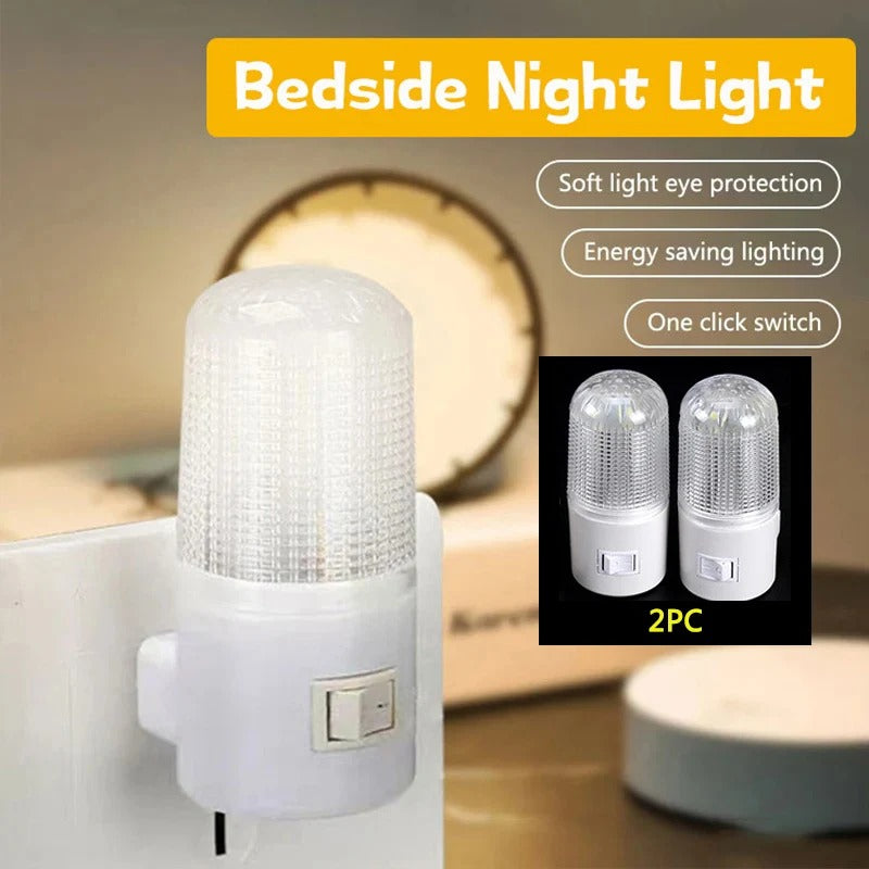 Energy-Efficient LED Night Light – Soft Glow Wall Plug-In