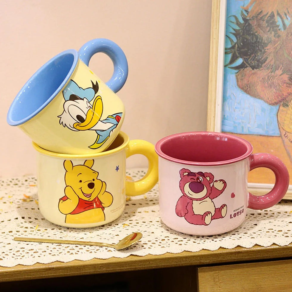 Disney Mickey & Friends Ceramic Mug – Large 410ml Coffee Cups