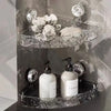 Acrylic Corner Suction Shelf – Drill-Free Bathroom Corner Rack