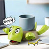 Funny Turtle Coaster – Interactive Desk Mug Holder