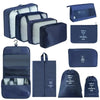9pc Travel Packing Cubes - Ultimate Luggage Organizer Set