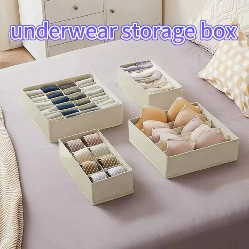 Multi-Partition Fabric Organizer with Reinforced Straps