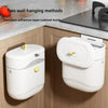 Wall-Mounted Swing-Top Waste Bin – Waterproof Space-Saver