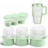 Cylinder Ice Cube Mold with Steel Tongs