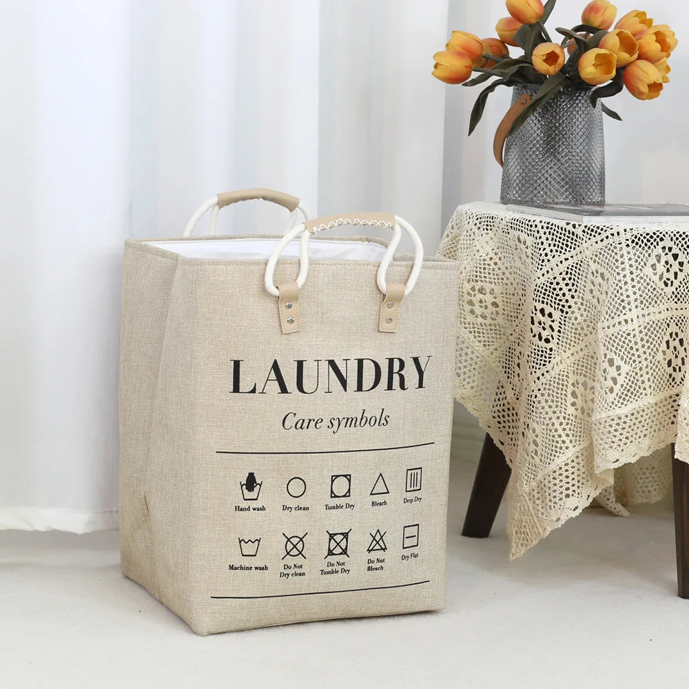 Premium Waterproof Fabric Laundry Basket hamper
