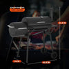 Double Barrel Monster BBQ Grill & Offset Smoker