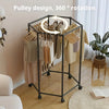 Hexagonal Rotating Clothes Hanger – Space-Saving Vertical Wardrobe Organizer IT