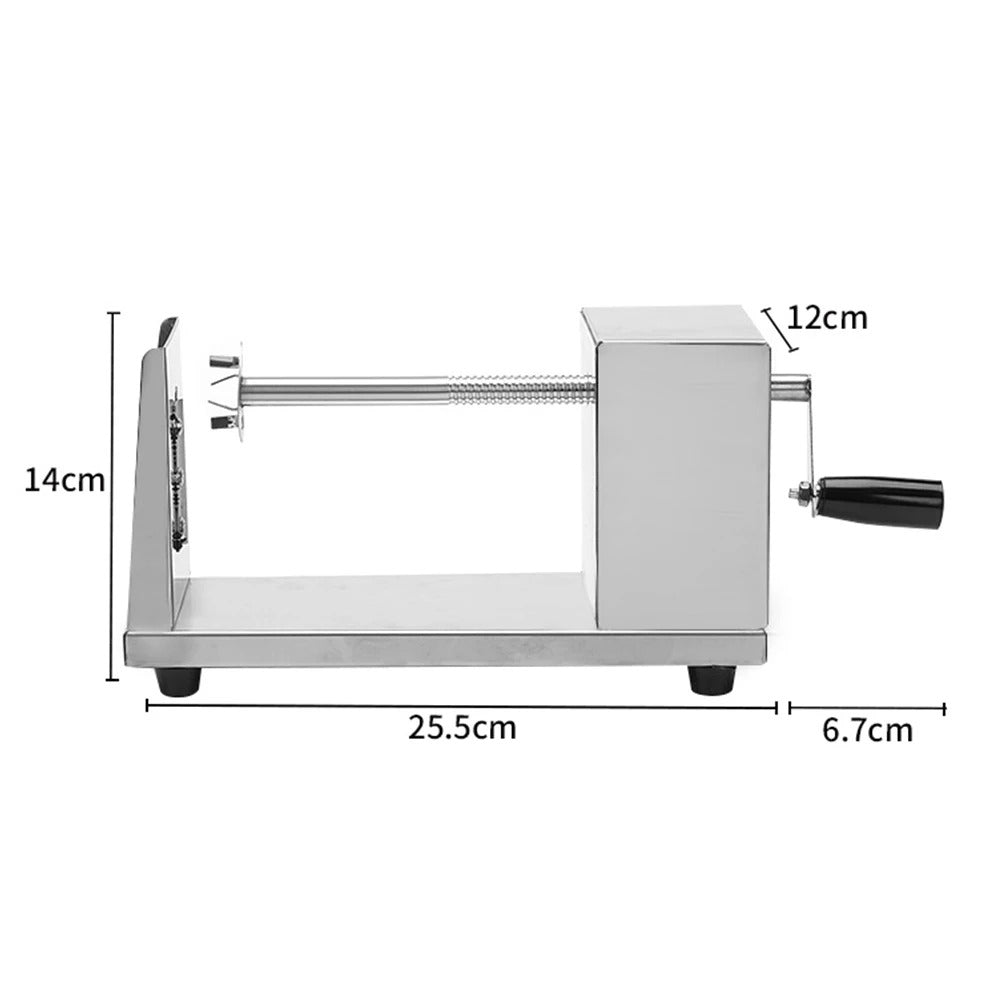 Stainless Steel Manual Potato Spiral Machine