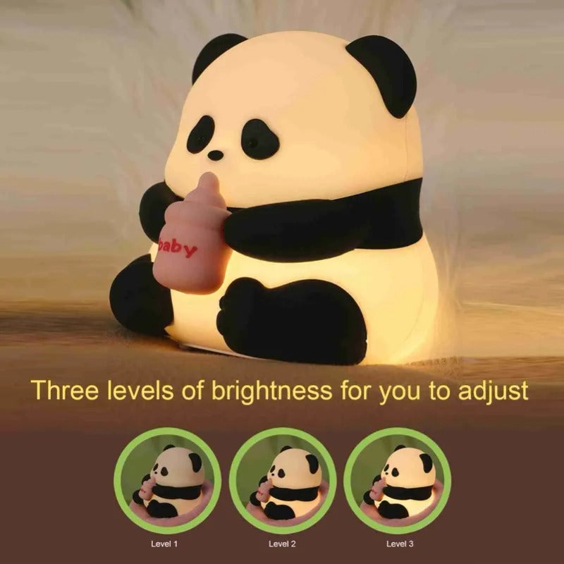 Cuddly Panda "Baby Feeder" Silicone LED Night Light