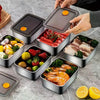 Airtight Stainless Steel Food Container Set – 4-Piece Premium Kit