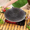 Non-Stick Korean Style BBQ Grill Pan - Portable Outdoor Griddle KL