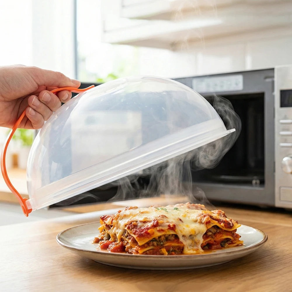 Transparent Plastic Food Cover Mesh Tent with Handle