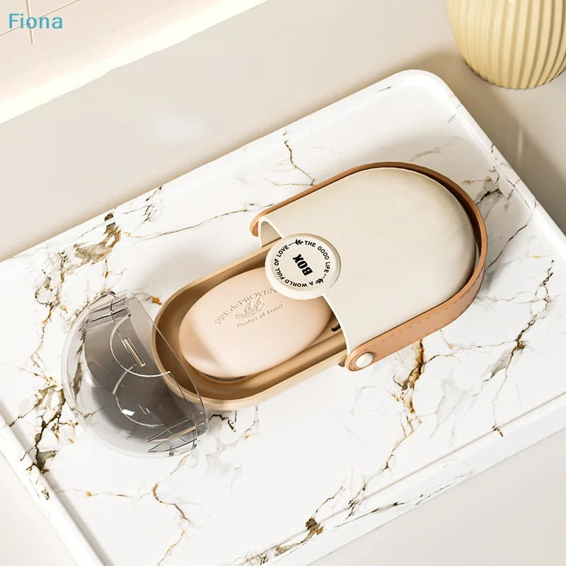 Premium Portable Travel Soap Box with Drainage System