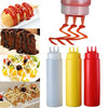 3 Nozzle Squeeze Sauce Bottle - Precision Drizzle for Kitchen & Decor