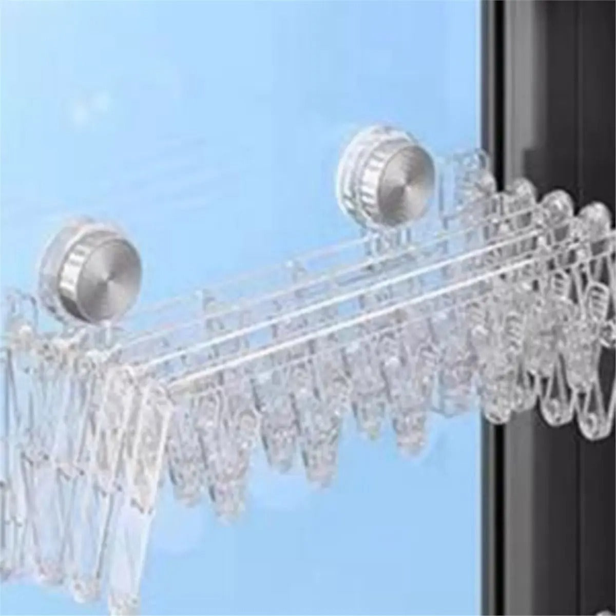 FlexiGrip Sock Rack | Retractable Suction Drying Hanger