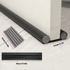 Premium Leatherette Door Draft Stopper - Double-Sided Foam Seal
