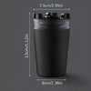 Portable Cup-Shaped Car Ashtray – Smart Hydro-Extinguishing Smokeless Organizer