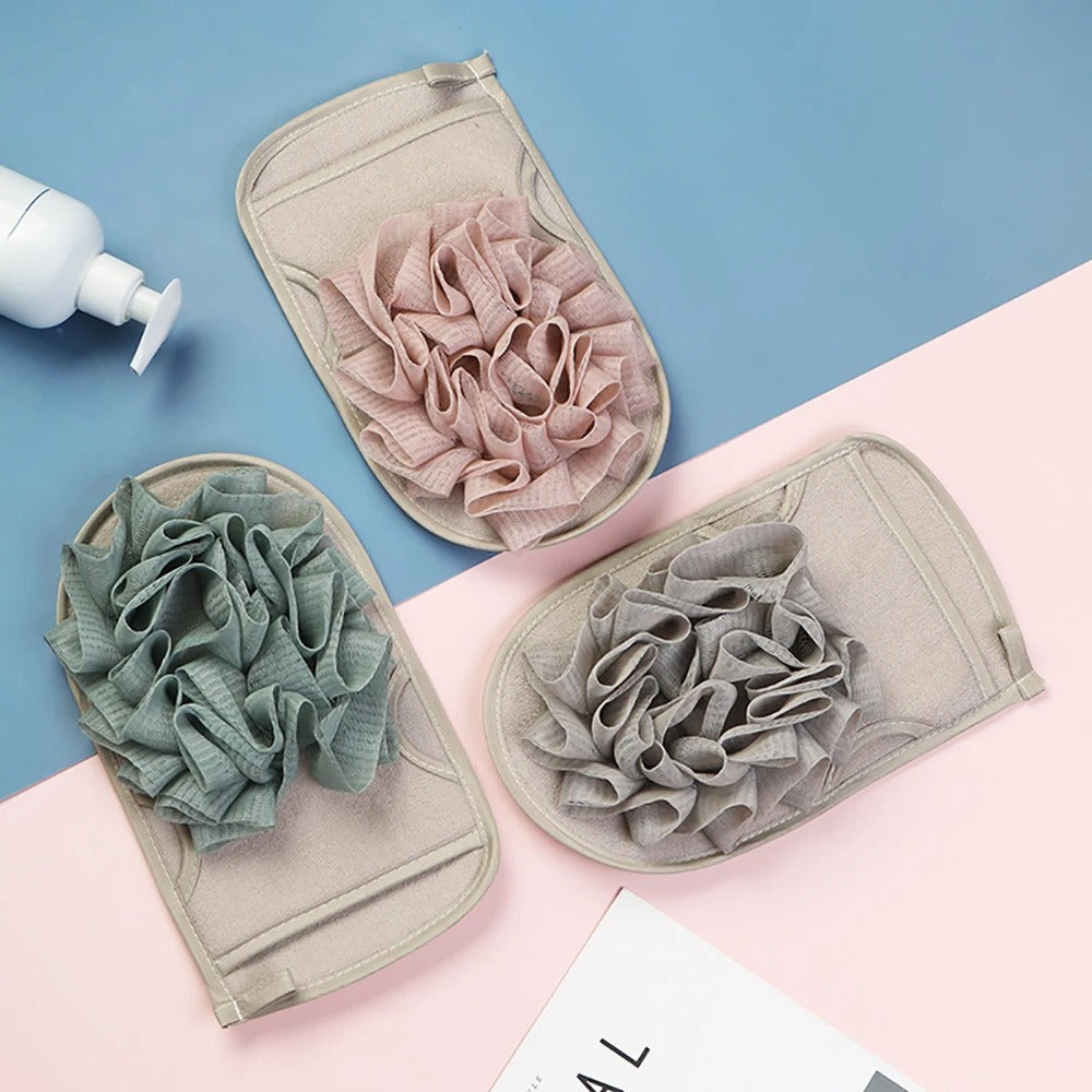 Deep Exfoliating Bath Gloves – Reusable Scrubbing Mitts for Smooth Skin & Body Massage