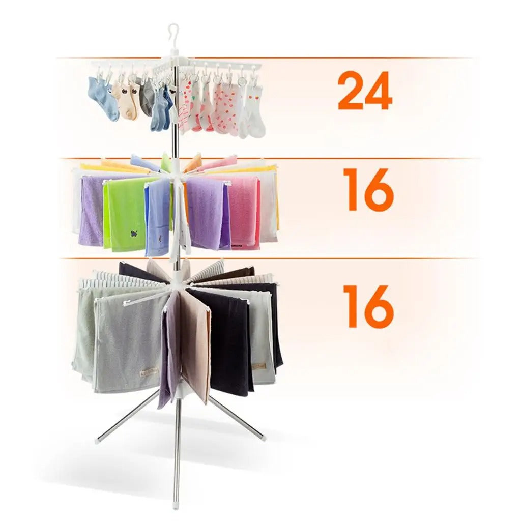 Heavy-Duty Laundry Drying Rack – Portable & Folding