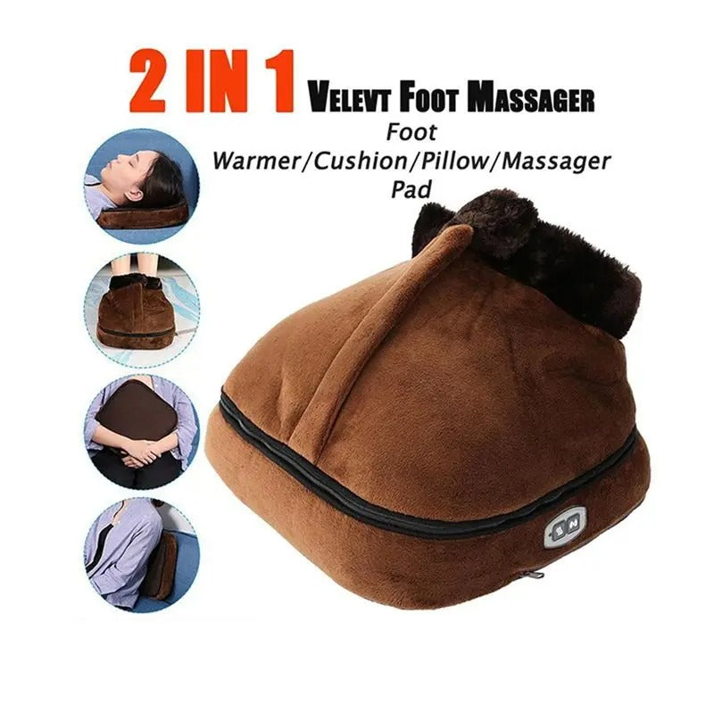 Winter Heated Massage Boots & Electric Foot Warmer