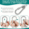 Heavy-Duty Stainless Steel Wire Clothesline with Lock Hooks (5 Meter)