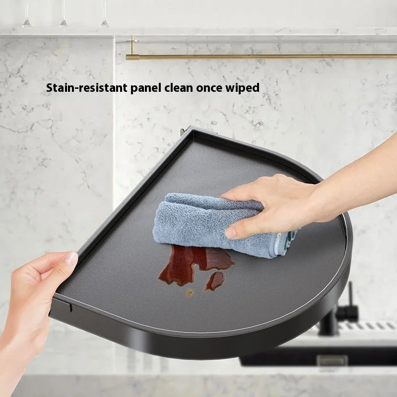 Multi-Functional Floor Standing Metal Kitchen Storage Trolley - Rolling Vegetable & Fruit Organizer with Drawer - Trenducts.pk