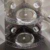 Acrylic Corner Suction Shelf – Drill-Free Bathroom Corner Rack