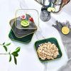 4-Piece Small Acrylic Serving Tray Set - Imperial Snack Dishes