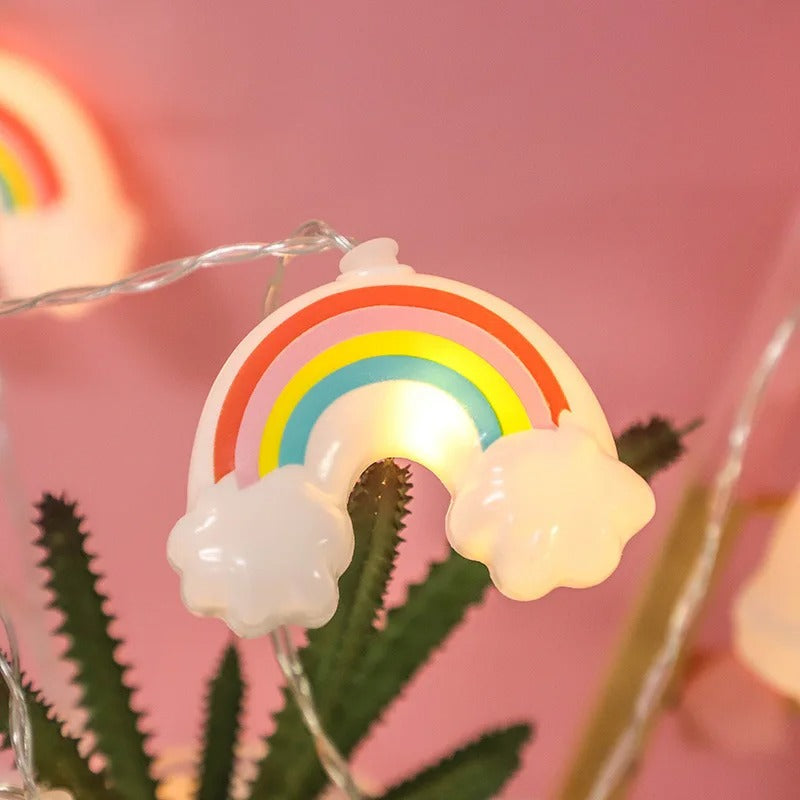 Rainbow Cloud Fairy Lights: Cute Room Decoration Lamps