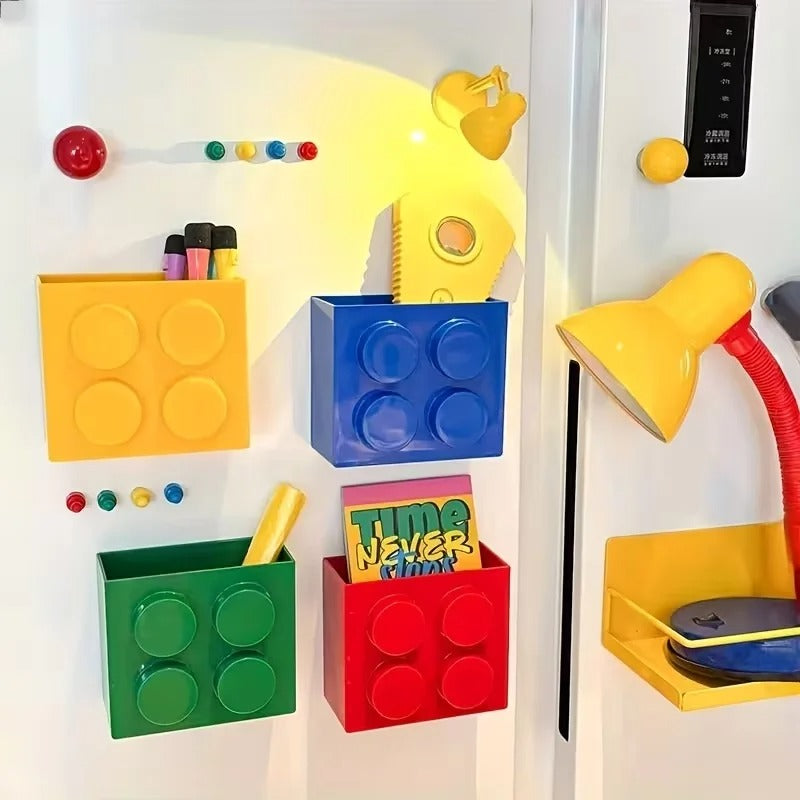 BlockStuck Magnetic Caddy - Multipurpose Wall Mounted Holder