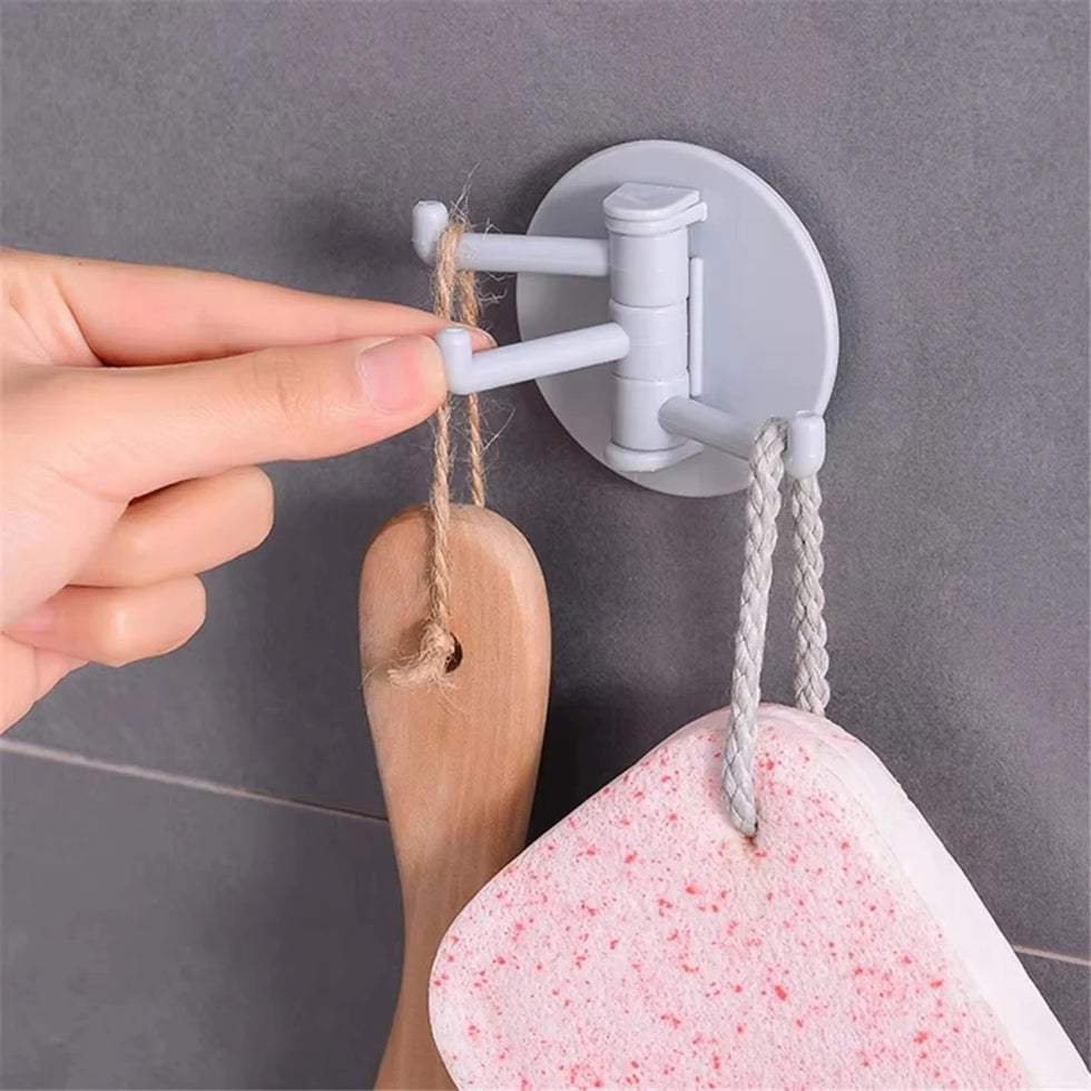 3-Arm Rotating Multipurpose Adhesive Hook
